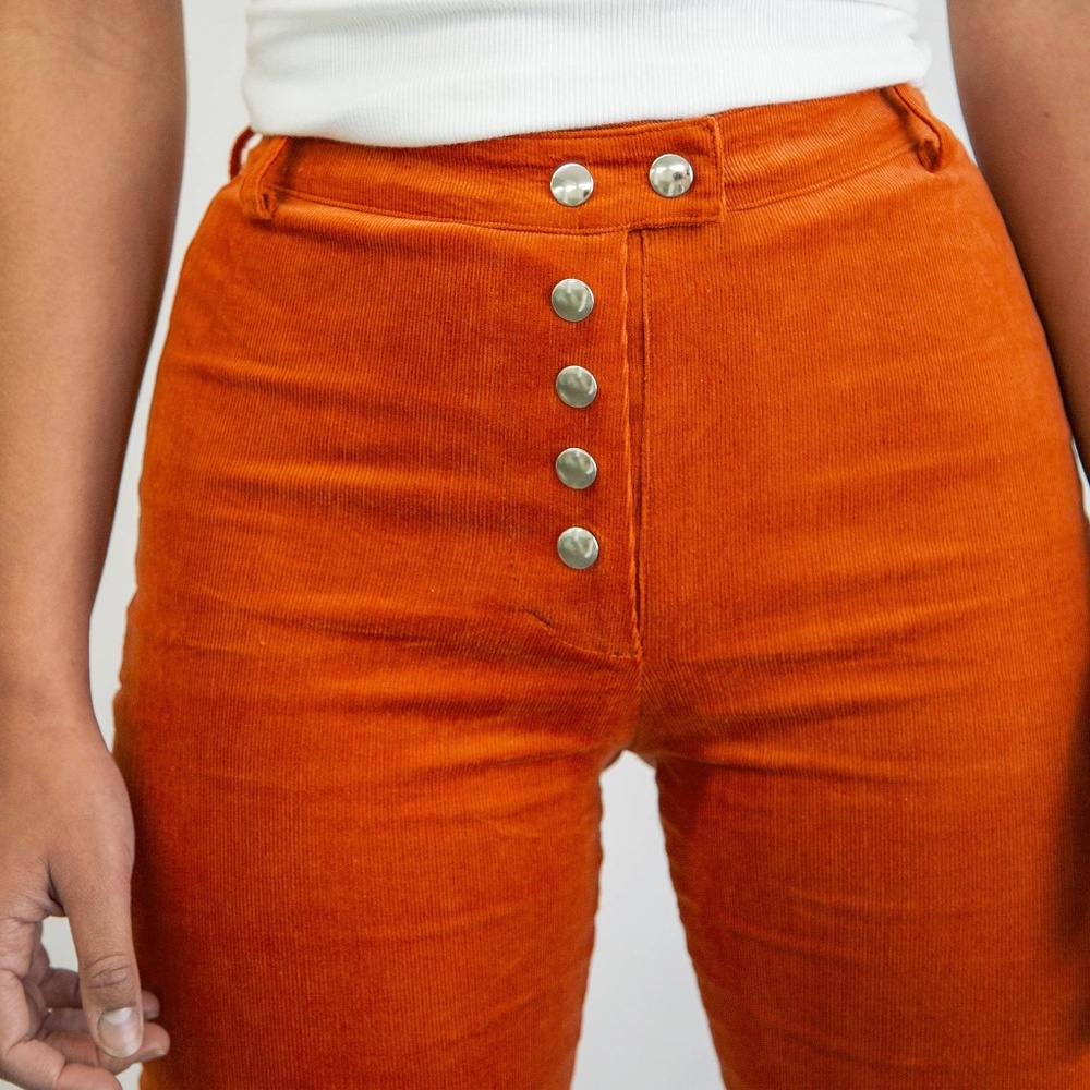 THELINEBYK MONA CORDUROY PANT RUST